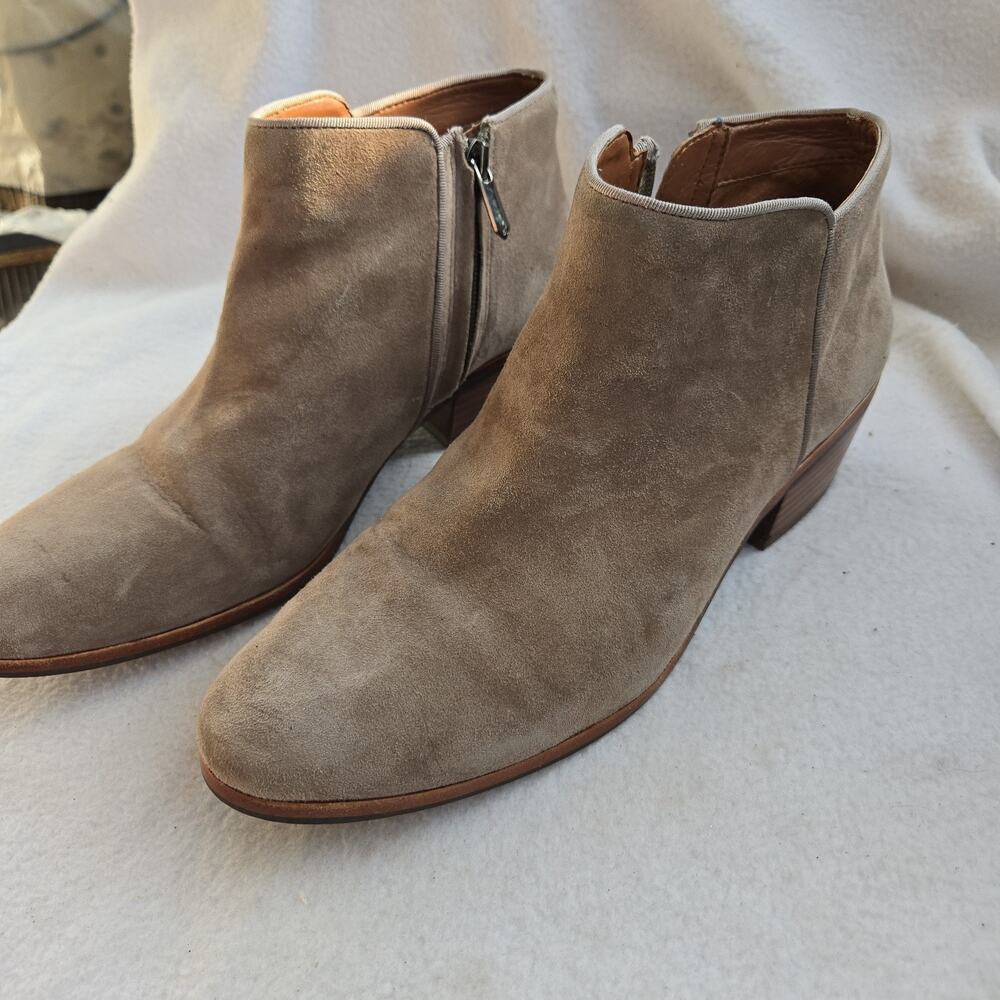 Sam Edelman Suede Petty Ankle Boots Size 10